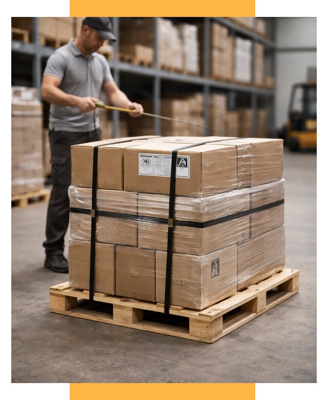 Упаковка и паллетирование грузов от 3567 р. | СетСервис-Срс