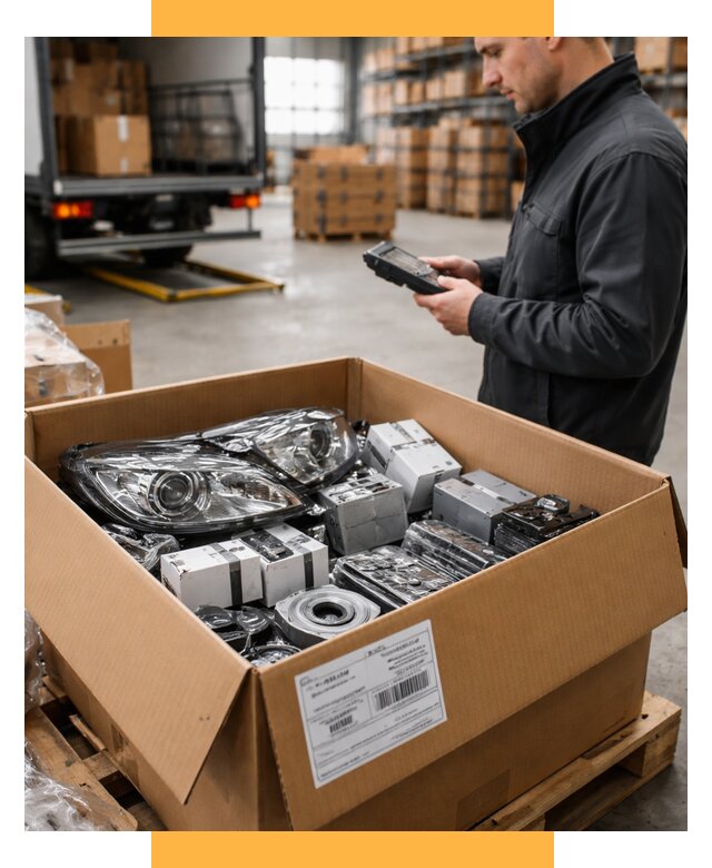 Доставка автозапчастей из Европы под ключ от 12738 р. | СетСервис-Срс