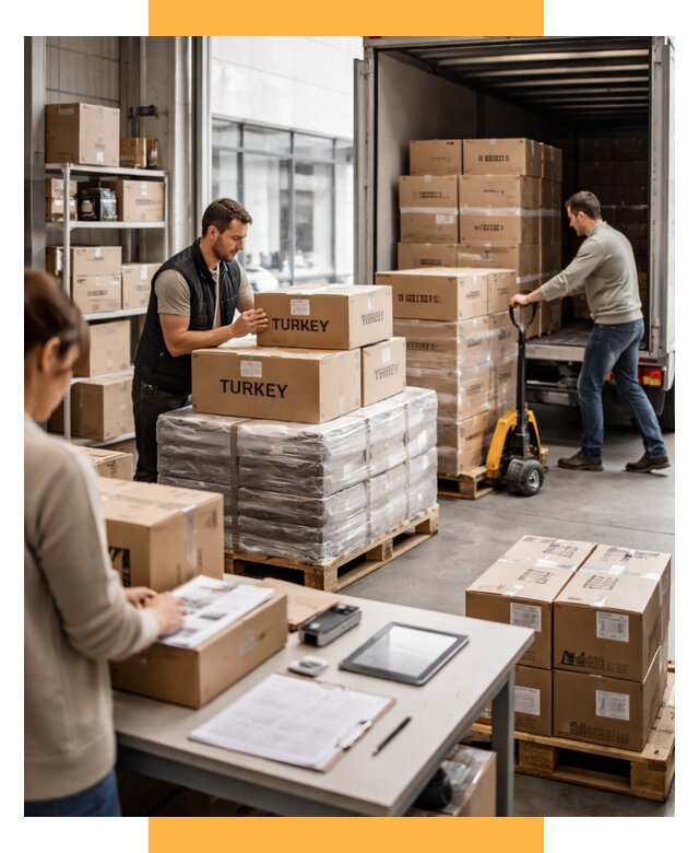 Доставка одежды из Турции от 6624 р. под ключ, СетСервис-Срс