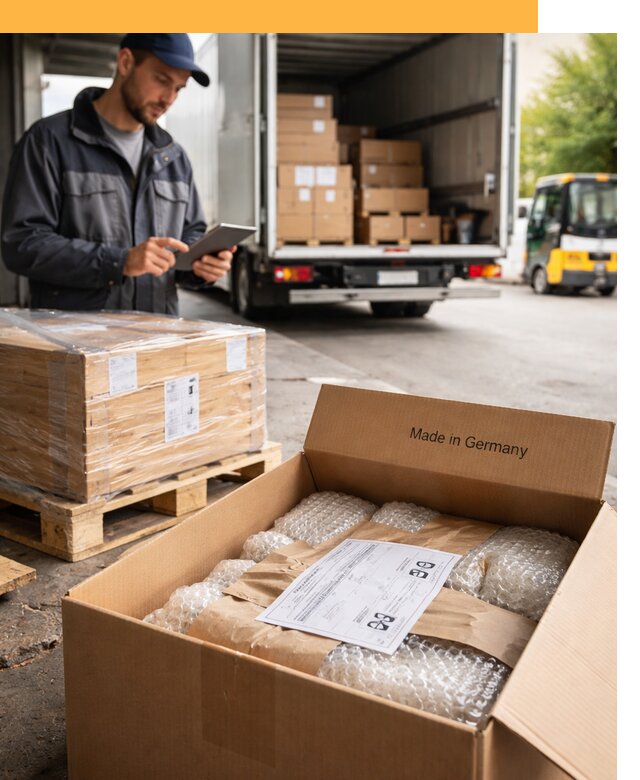Доставка грузов из Германии от 45855 руб с таможенным оформлением
