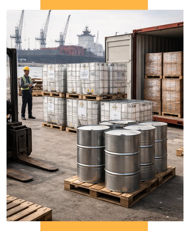 Доставка химического сырья из Индии от 254750 р. | СетСервис-Срс