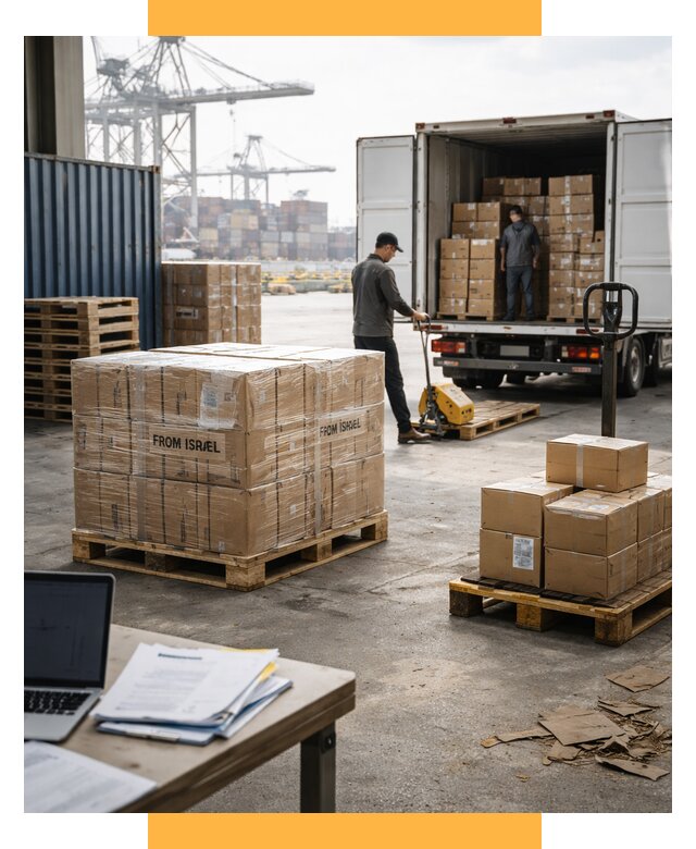 Доставка грузов из Израиля от 15285 р., логистика от СетСервис-Срс