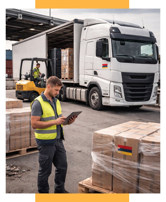 Автоперевозки из Армении от 96805 р. — услуги СетСервис-Срс