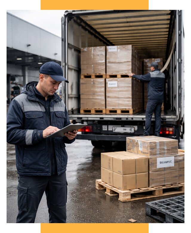 Доставка грузов из Беларуси от 15285 р. логистика СетСервис-Срс