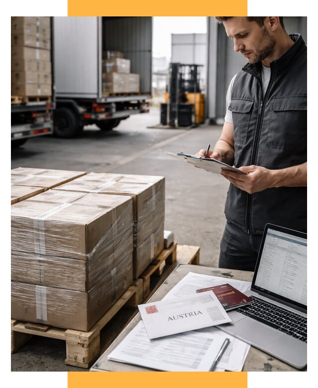 Доставка в Австрию от 66235 р. Логистика и экспорт СетСервис-Срс