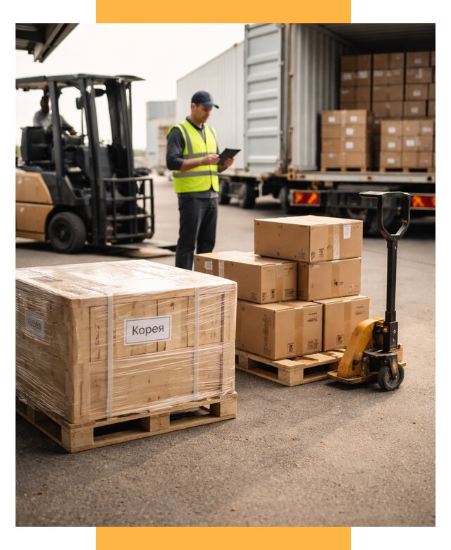 Доставка грузов в Корею из России от 35665 р. | СетСервис-Срс