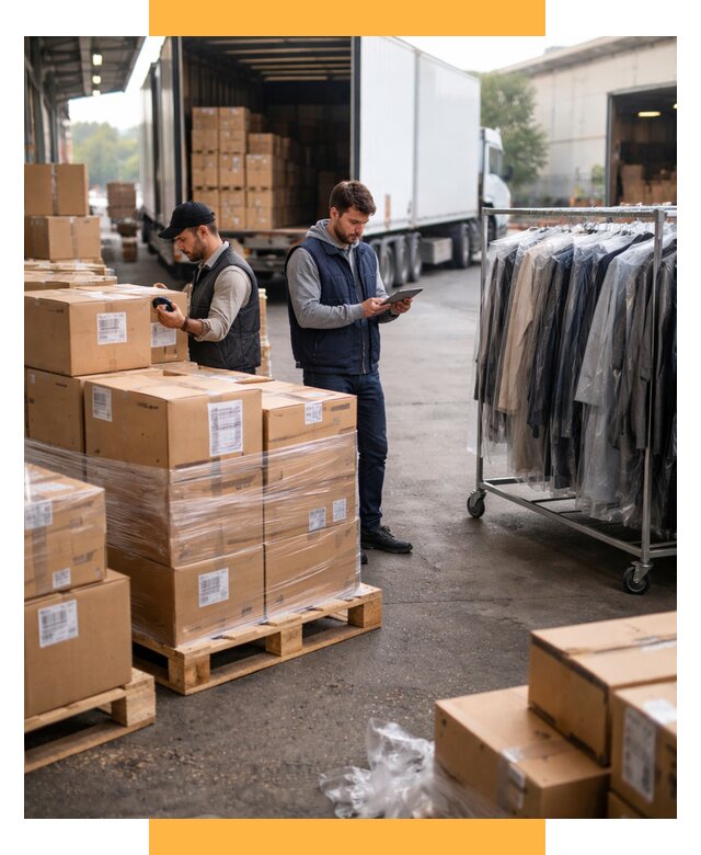 Перевозка и доставка одежды из Китая от 7643 р., СетСервис-Срс