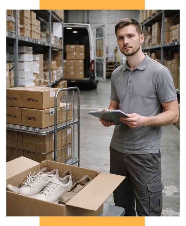 Доставка обуви из Китая и Турции от 4586 р. СетСервис-Срс