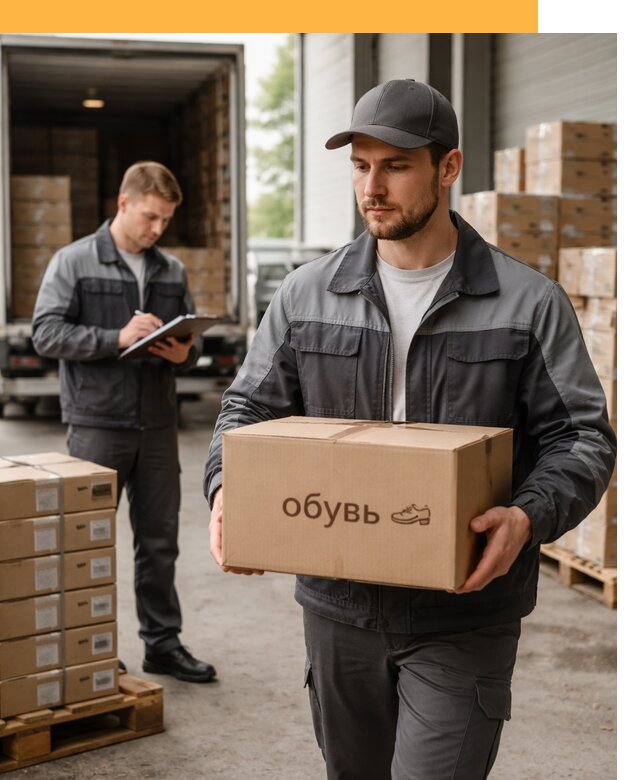 Международная перевозка обуви с таможенным оформлением от 4586