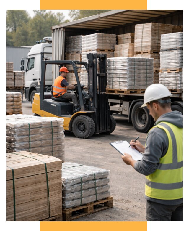 Перевозка строительных материалов от 5605 р. | СетСервис-Срс