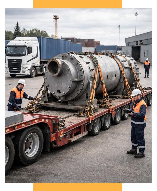 Перевозка тяжеловесных грузов под ключ от 152850 р. | СетСервис-Срс