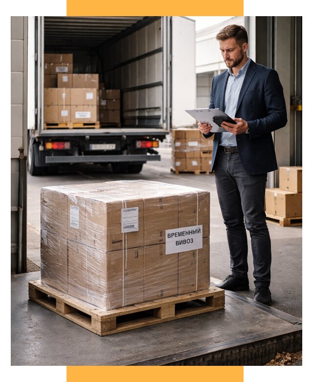 Временный вывоз товаров под ключ от 8152 р. | СетСервис-Срс