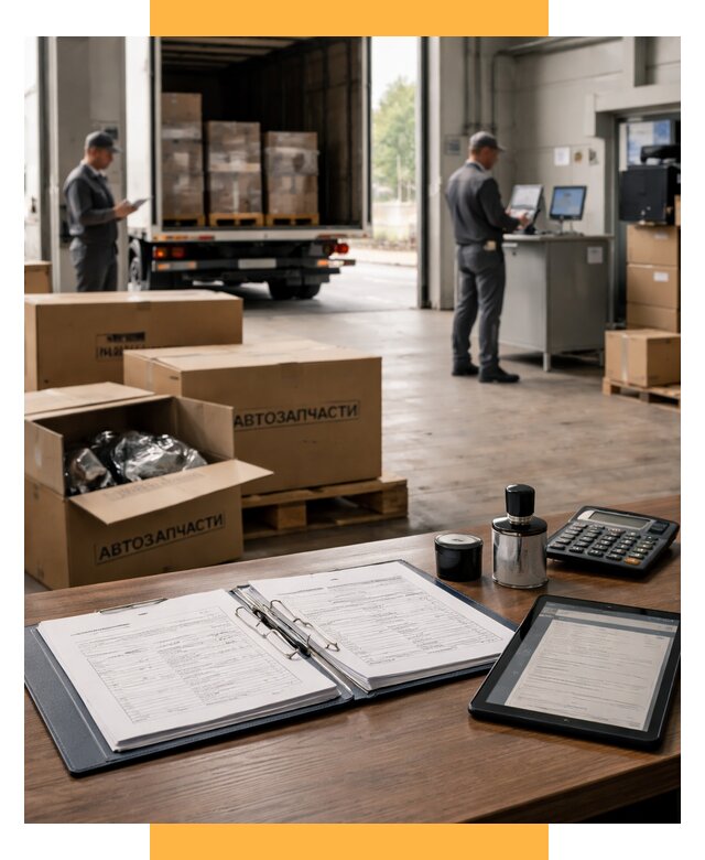 Таможенное оформление автозапчастей под ключ от 8662 р., СетСервис-Срс