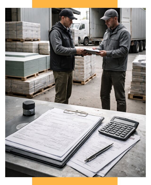 Таможенное оформление стройматериалов от 8662 р. | СетСервис-Срс