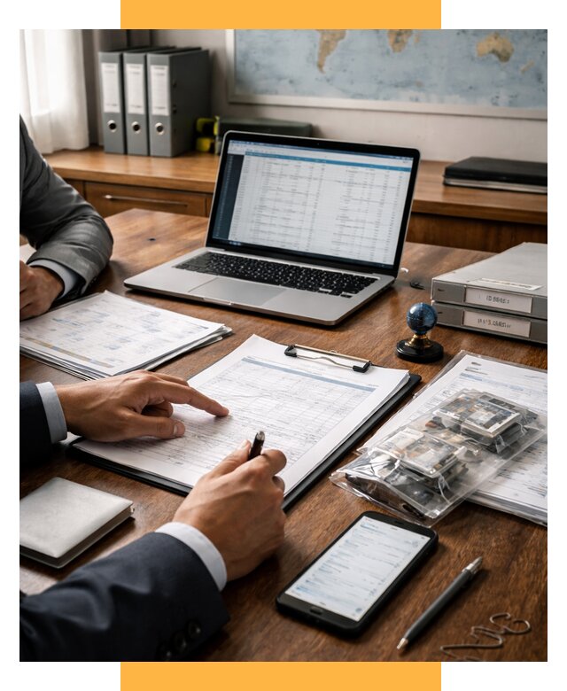 Проверка поставщика за рубежом от 8662 р. | СетСервис-Срс аудит