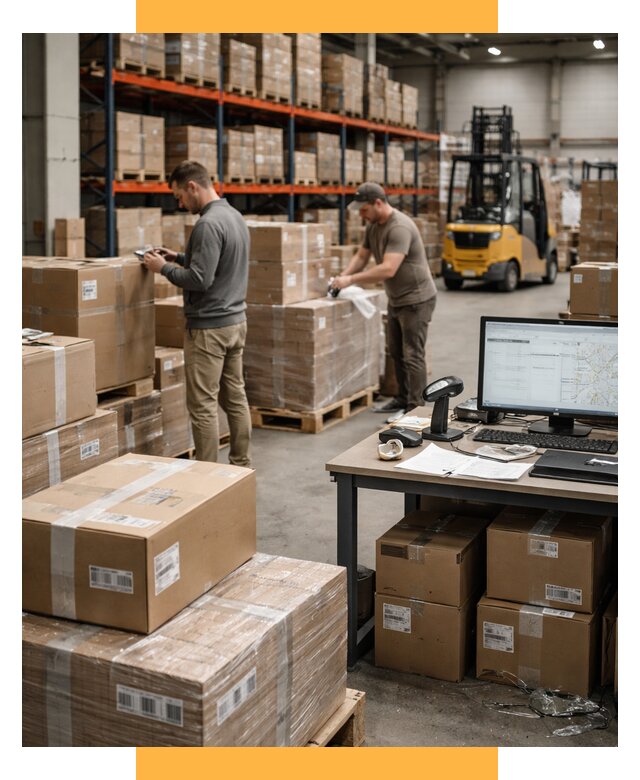 Склад консолидации в Европе от 6624 р., услуги СетСервис-Срс